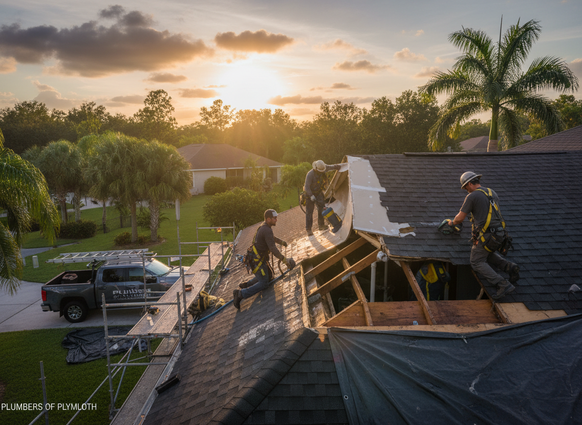 Roof Leak Repairs in Plymouth
