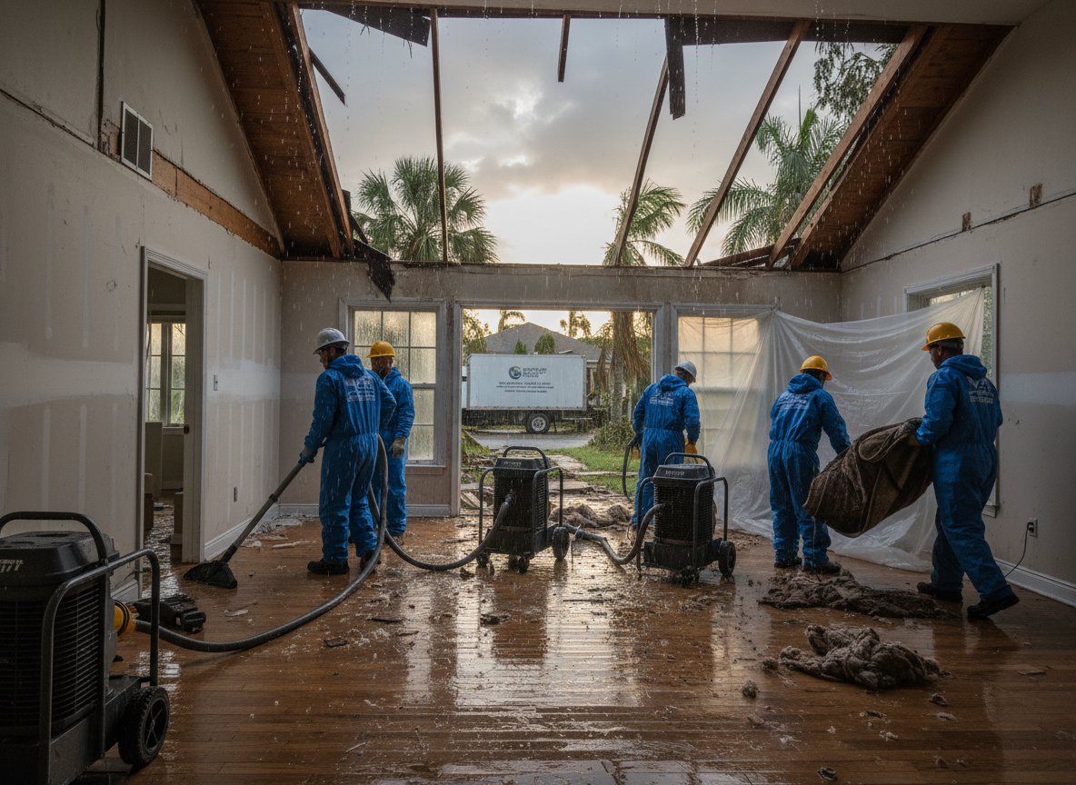 Storm Damage Repair in Plymouth