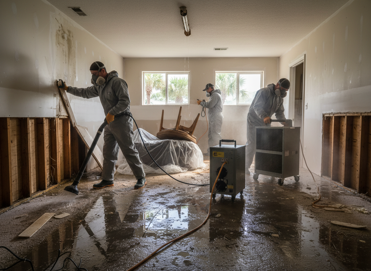 Water Damage Restoration in Plymouth
